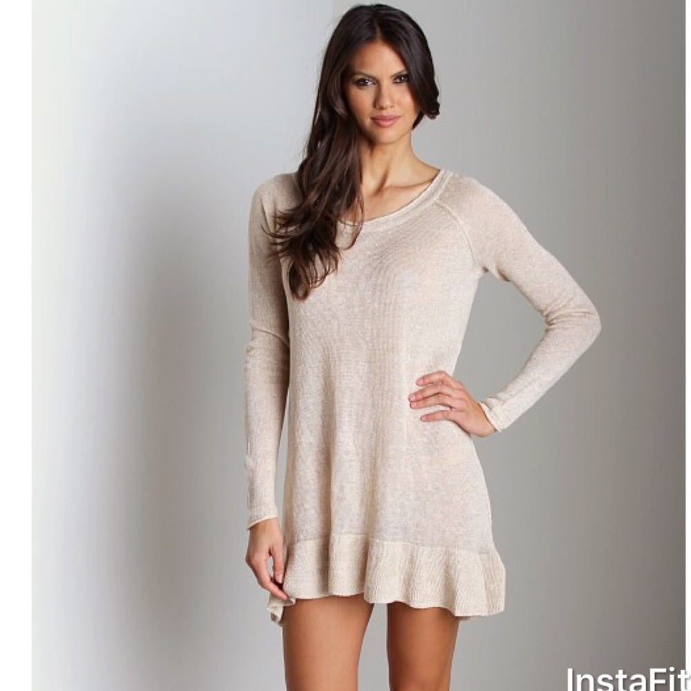 ❌SOLD❌NWT Free People Swing Sweater Small Sherbet
